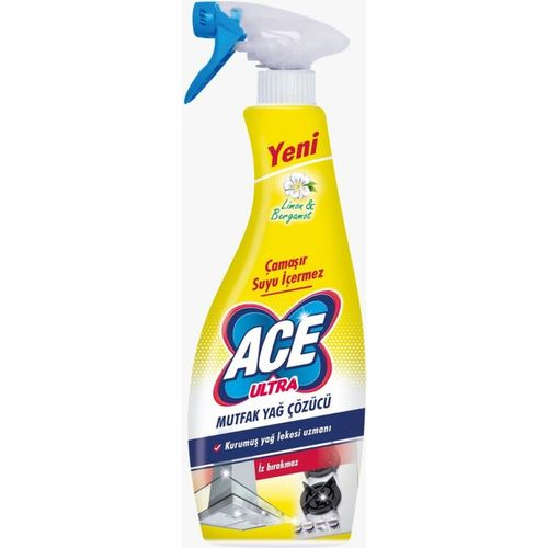 Ace Çamaşır Susuz Yağ Çözücü Sprey Mutfak 700ml