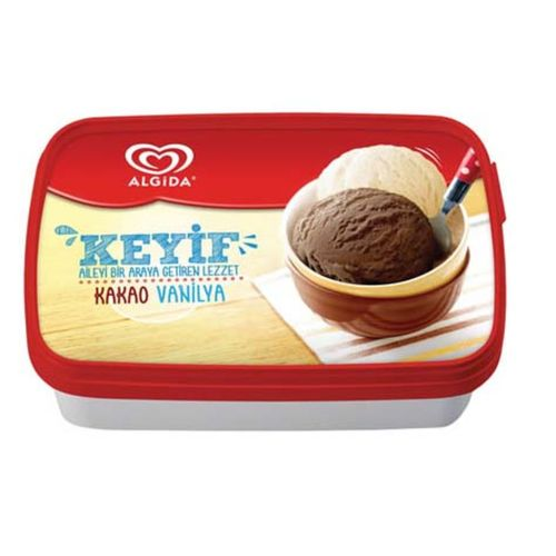 Algida Dondurulmuş Keyif Kakao Vanilya 750 ML