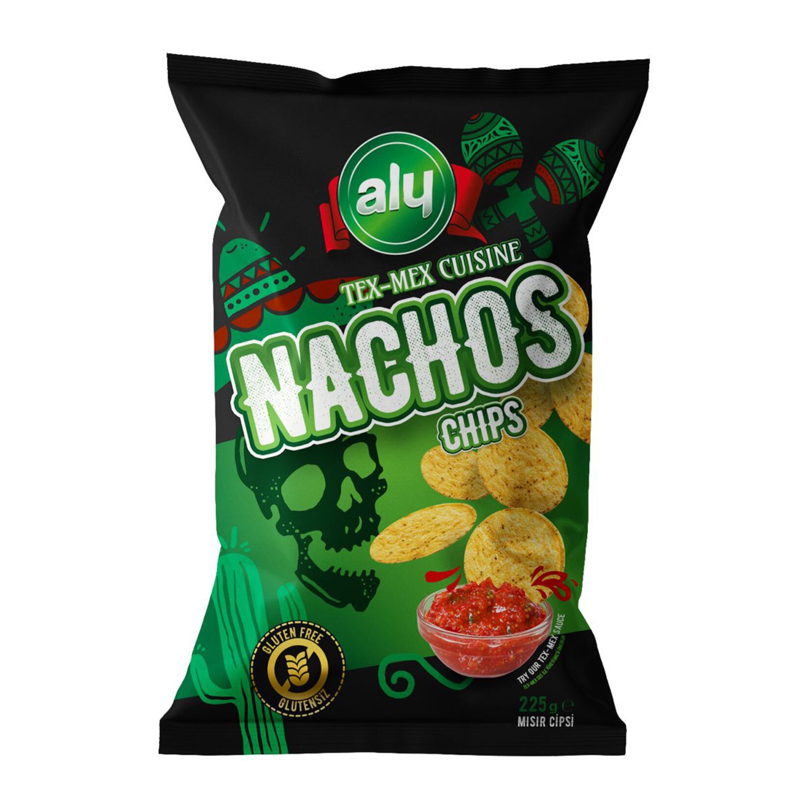 Aly Nachos Cips Glutensiz 225 Gr