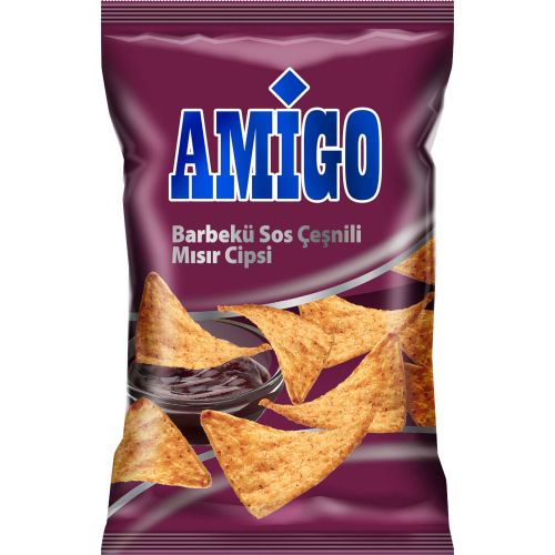 Amigo Barbekü Sos Çeşnili Mısır Cipsi 130 Gr