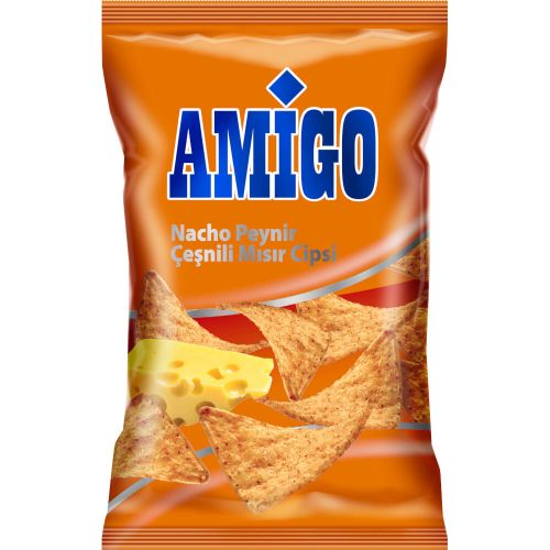 Amigo Nacho Peynir Çeşnili Mısır Cipsi 130 Gr