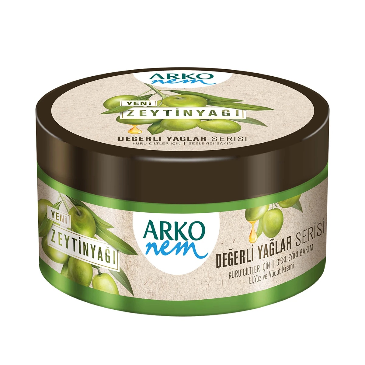 Arko Nem Değerli Yağlar Zeytinyağlı Krem 250 Ml