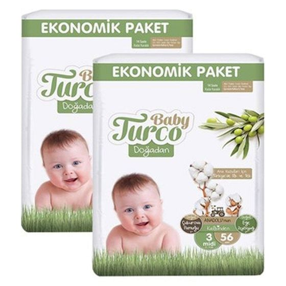 Baby Turco Doğadan Ultra Midi 112 Adet