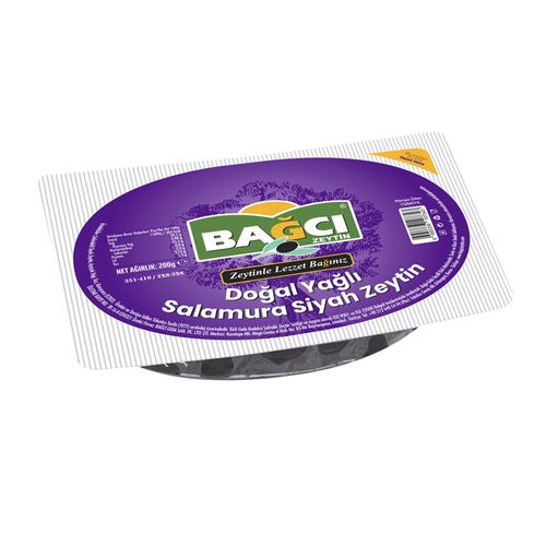 Bağcı Siyah Zeytini (351-410 Adet/kg) 200g