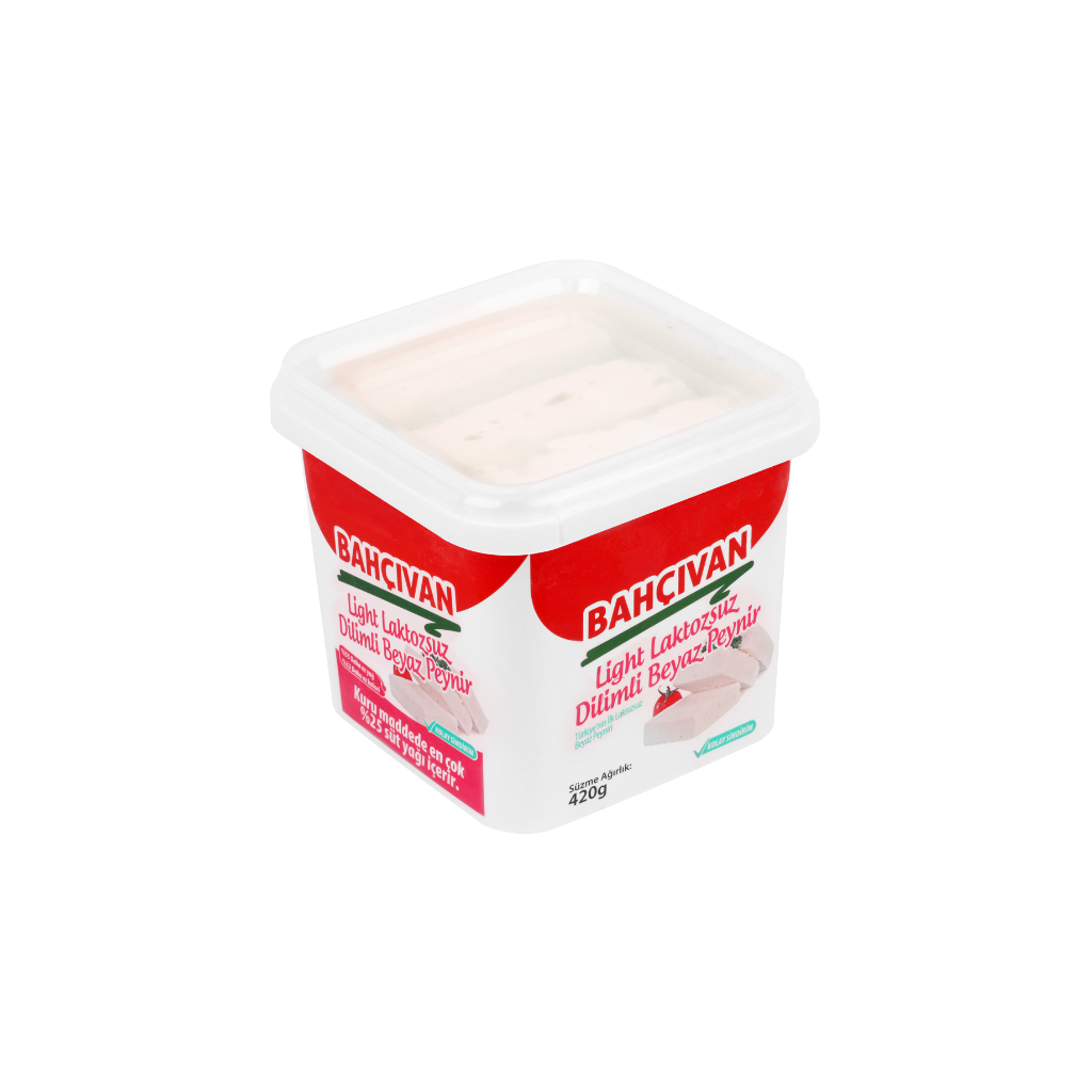 Bahçıvan Lıght Laktozsuz Dilimli Beyaz Peynir 420g