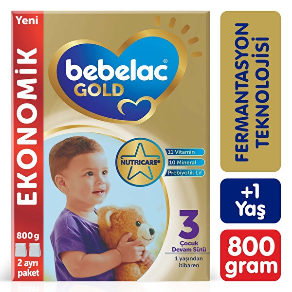 Bebelac Gold 3 Devam Sütü 800 Gr