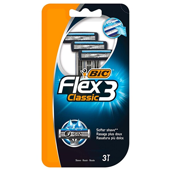 Bic Flex3 Classic 3 Bıçaklı 3lü