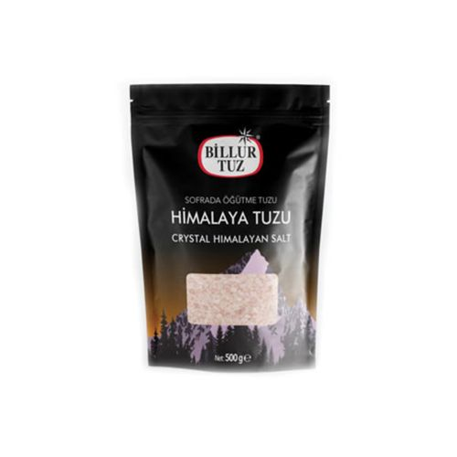 Billur Sofrada Öğütme Himalaya Tuzu Doypack 500 Gr