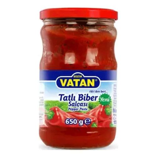 Bizim Vatan Tatlı Biber Salçası 650 Gr