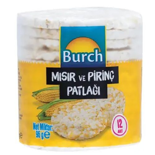 Burch Mısır & Pirinç Patlağı 96 Gr
