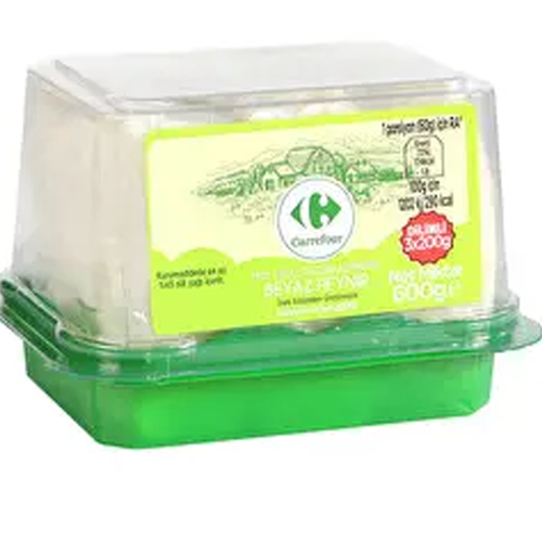 Carrefour Olgunlaştırılmış Beyaz Peynir 3x200 Gr Dilimli