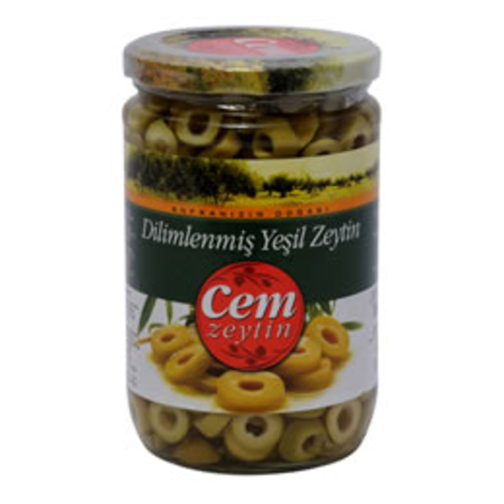 Cem Dilimli Yeşil Zeytin 300 Gr