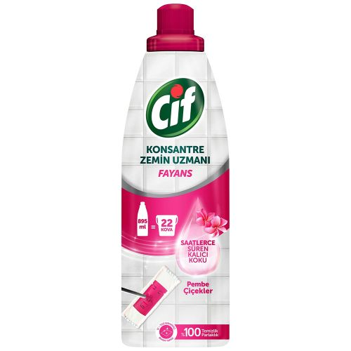 Cif Konsantre Zemin Uzmanı Pembe Çiçek 895ml