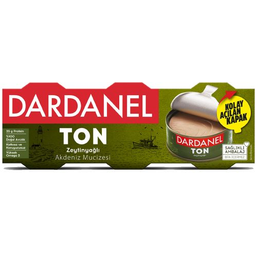 Dardanel Zeytinyağlı Ton Balığı 3x75 Gr