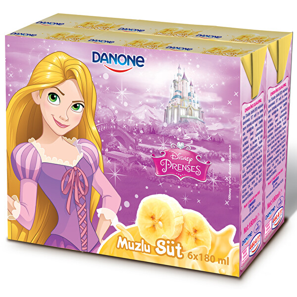 Dısney Muzlu Süt 6x180 Ml