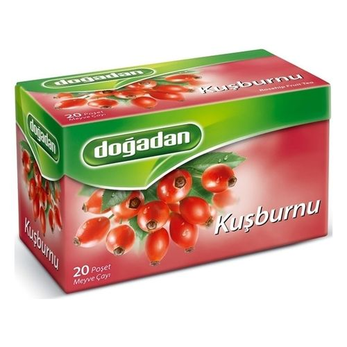 Doğadan Kuşburnu Çayı Poşet 20'li 48 Gr