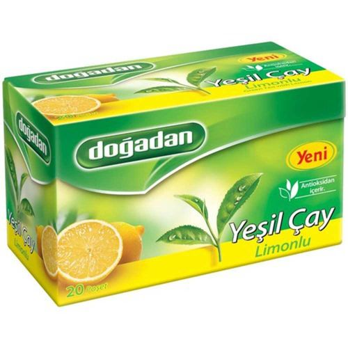 Doğadan Yeşil Çay Limonlu 20 Adet 34 Gr