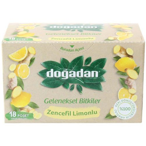 Doğadan Zencefil Limonlu Bitki Çayı 18'li 35 Gr