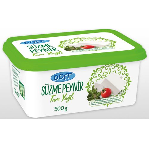 Dost Form Beyaz Süzme Peynir 500 Gr