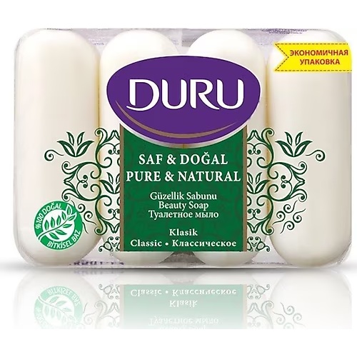 Duru Güzellik Sabunu Saf & Doğal Klasik 4x70 Gr