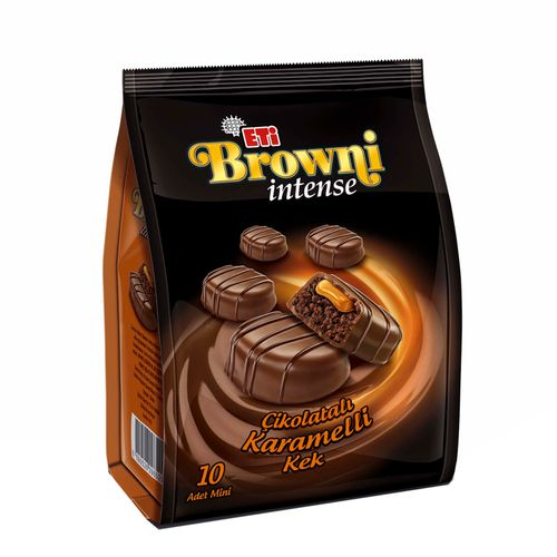 Eti Brownie Intense Karamelli Mini 160 Gr