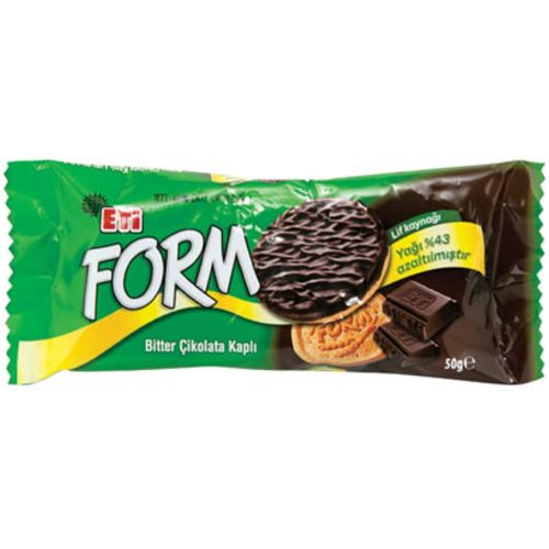 Eti Form Light Bitter Çikolatalı Bisküvi 50 Gr