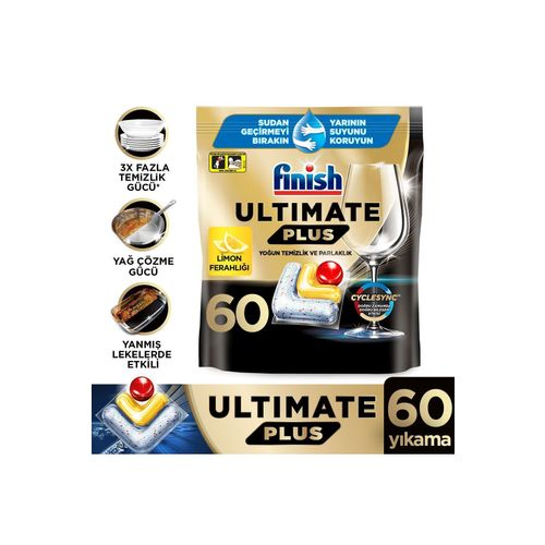 Fınısh Ultımate Plus Limon 60 Tablet 732g
