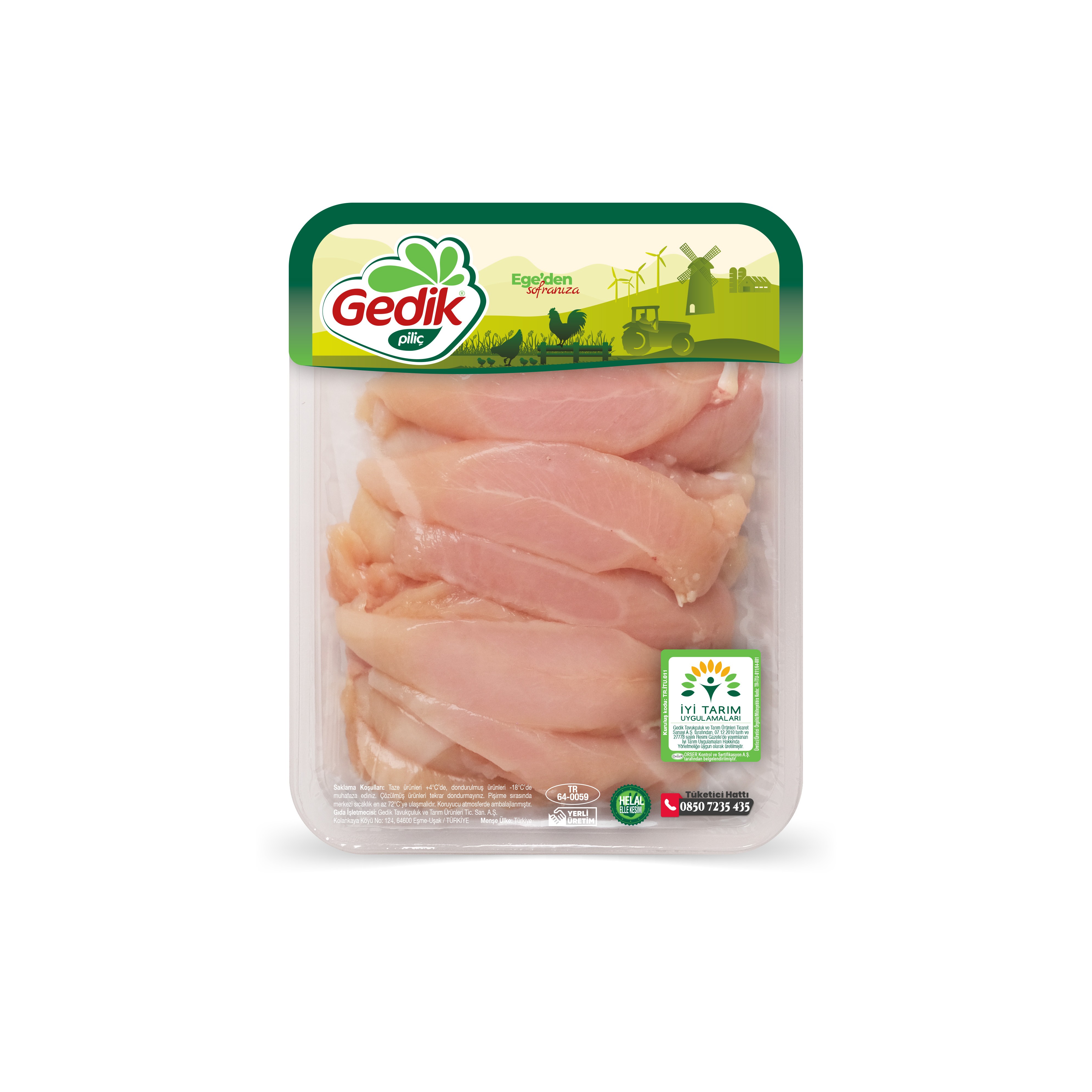 Gedik Piliç Parmak Bonfile 1 Kg