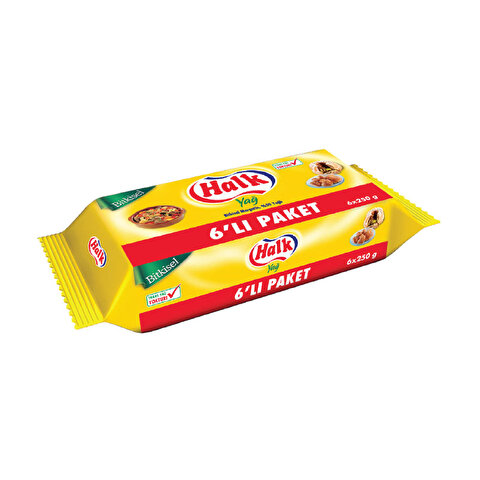 Halk Margarin Paket 6x250 Gr