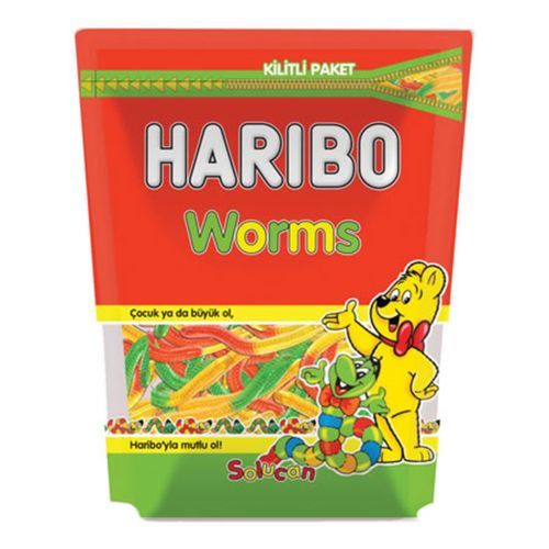 Haribo Worms Kilitli Paket 200 G
