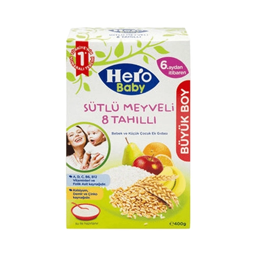 Hero 8 Tahıllı Bebek Maması 400 Gr