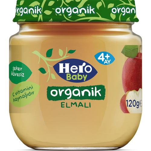 Hero Baby Organik Erik Püresi 120 Gr