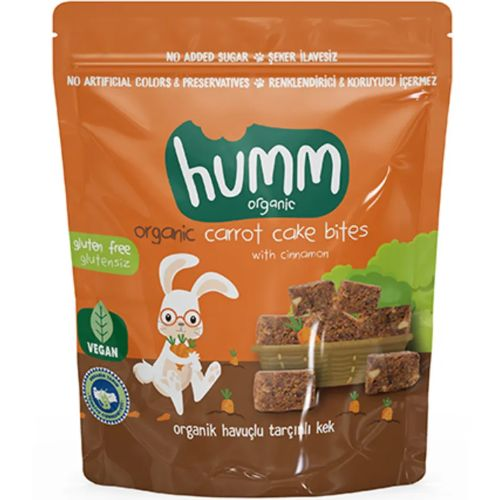 Humm Organic Havuçlu Tarçınlı Kek 30 Gr