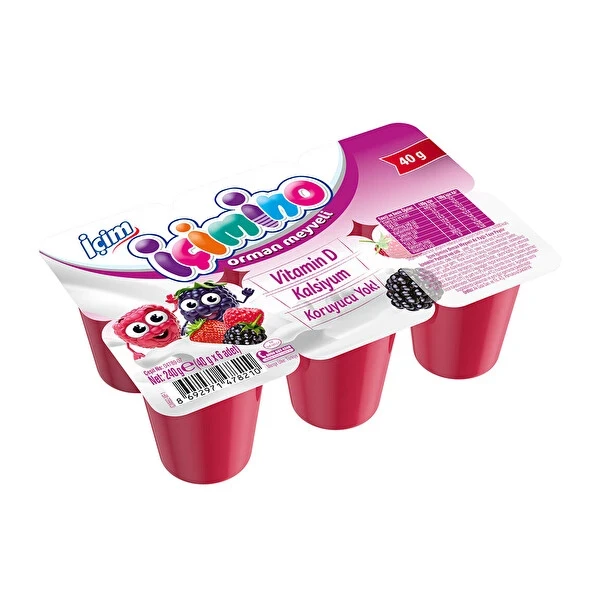 İçimino Büyüme Küpü Orman Meyveli 6x40 Gr