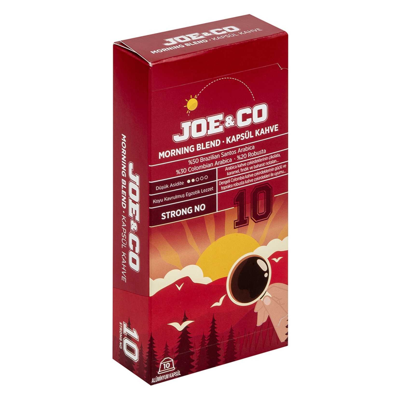 Joe & Co Morning Blend Kapsül Kahve 10 Adet 55 Gr