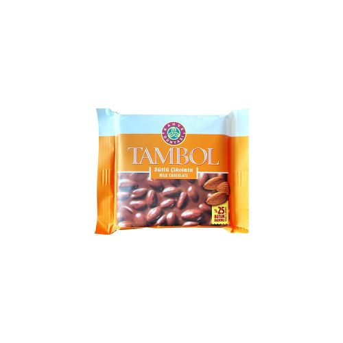 Kahve Dünyası Tambol Bademli Sütlü Çikolata 77 Gr