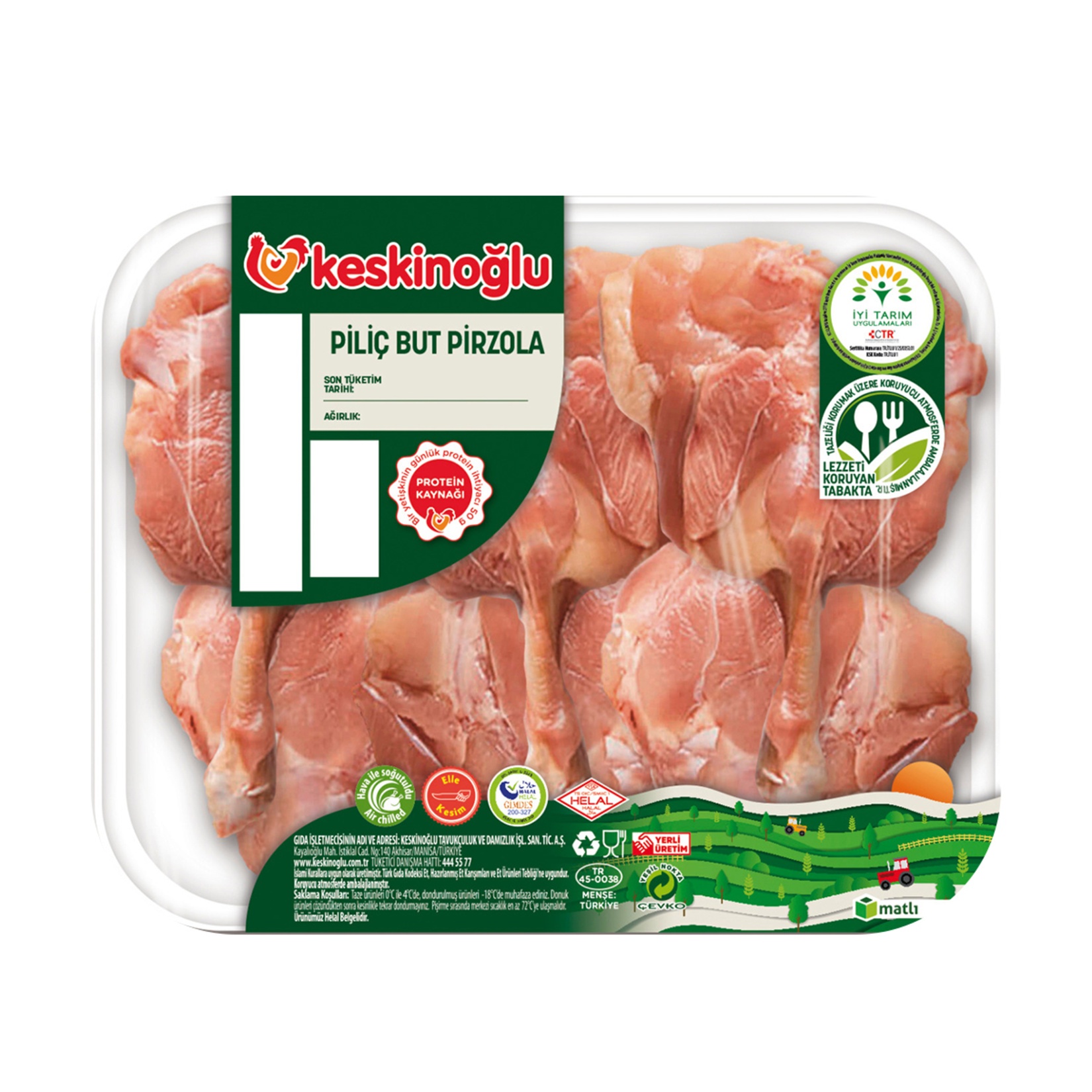 Keskinoğlu Piliç Pirzola 1 Kg