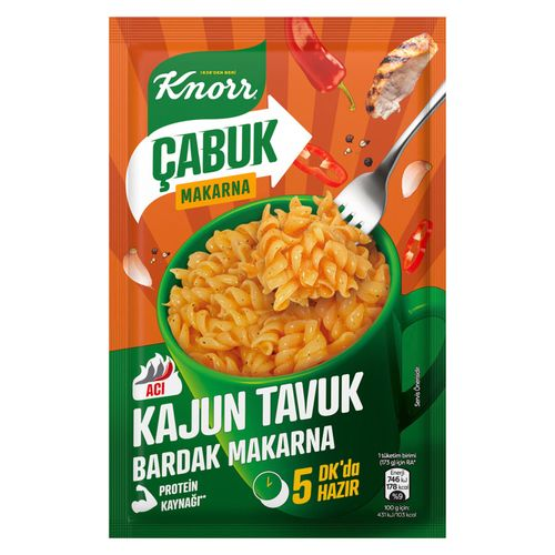 Knorr Çabuk Kap Makarna Kajun Tavuk 48 Gr