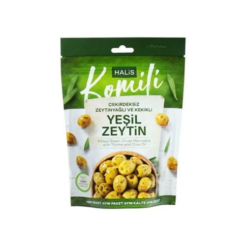 Komili Çekirdekli Yağlı Ve Kek Yeşil Zeytin 170
