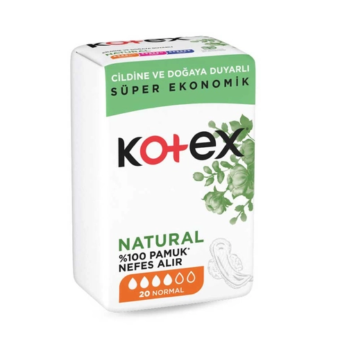 Kotex Natural Ultra Normal Ped 20 Adet