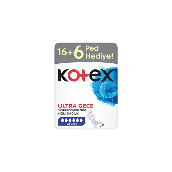 Kotex Ultra Dev Eko Gece 22 Adet