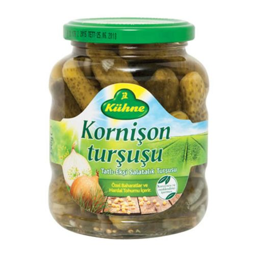 Kühne Alman Tipi Kornişon Turşusu 350 Gr