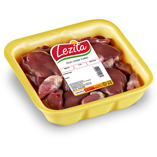 Lezita Dondurulmuş Piliç Ciğer Tabak 1 Kg