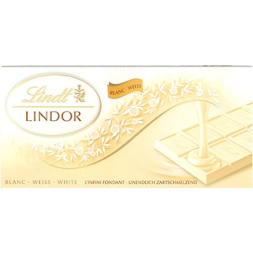 Lindt Tablet Lindor White 100 Gr