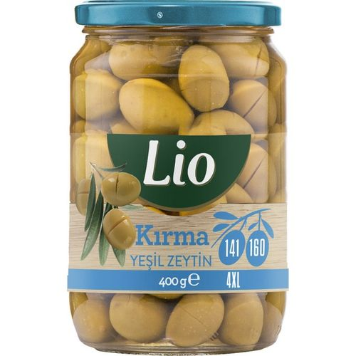 Lio Kırma Yeşil Zeytin(141-160) 400 Gr