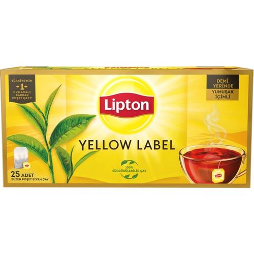 Lipton Yellow Label Bardak Poşet Çay 25'li 50 Gr