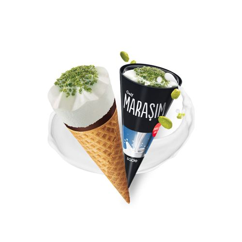 Maraşım Sade Kornet 120 Ml