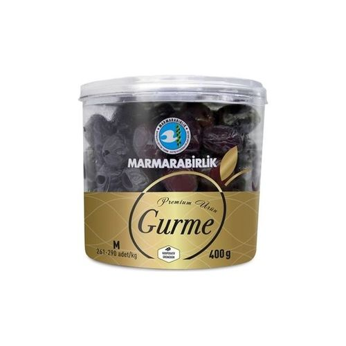 Marmarabirlik Gurme Siyah Zeytin M 261-290 400 Gr