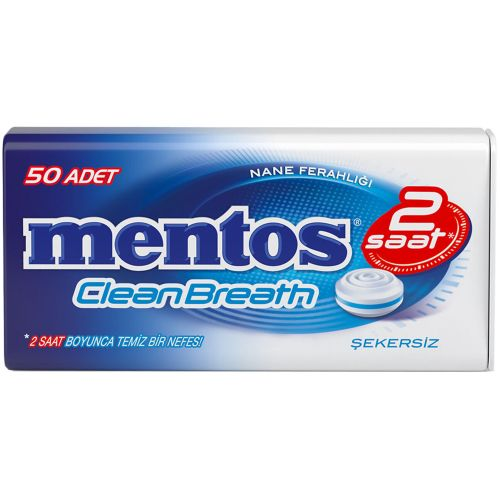 Mentos Cleanbreath 2h Tinbox Intensmint 35 Gr
