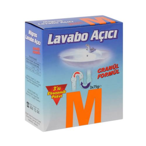 Migros Lavabo Açıcı 3x75 Gr
